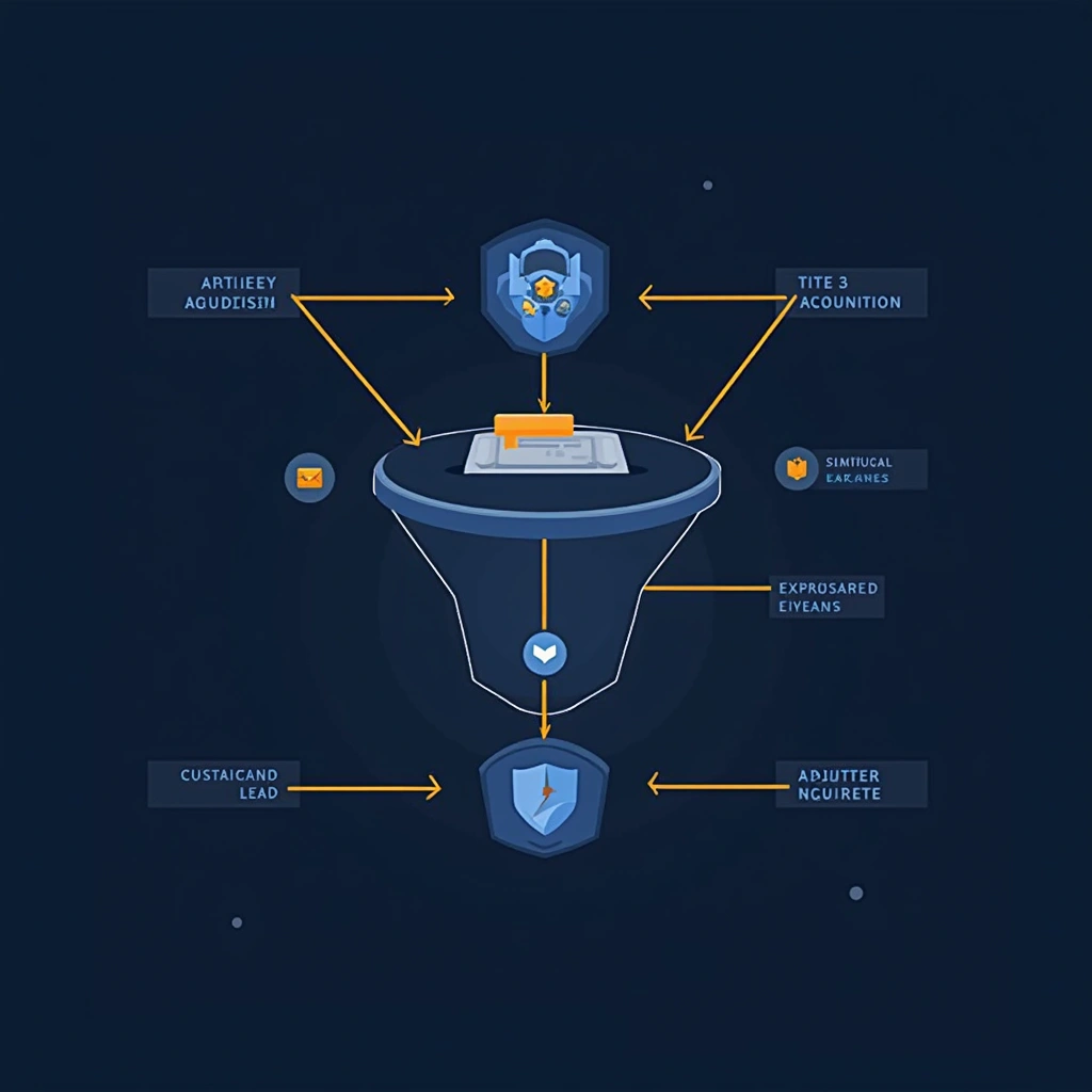 Sistema visual de aquisição estruturada e qualificação de leads
