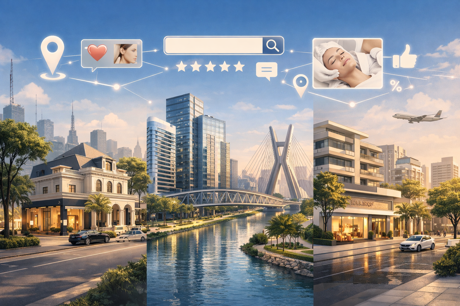 Jardins, Itaim Bibi e Moema: como ajustar SEO local para clínicas estéticas premium