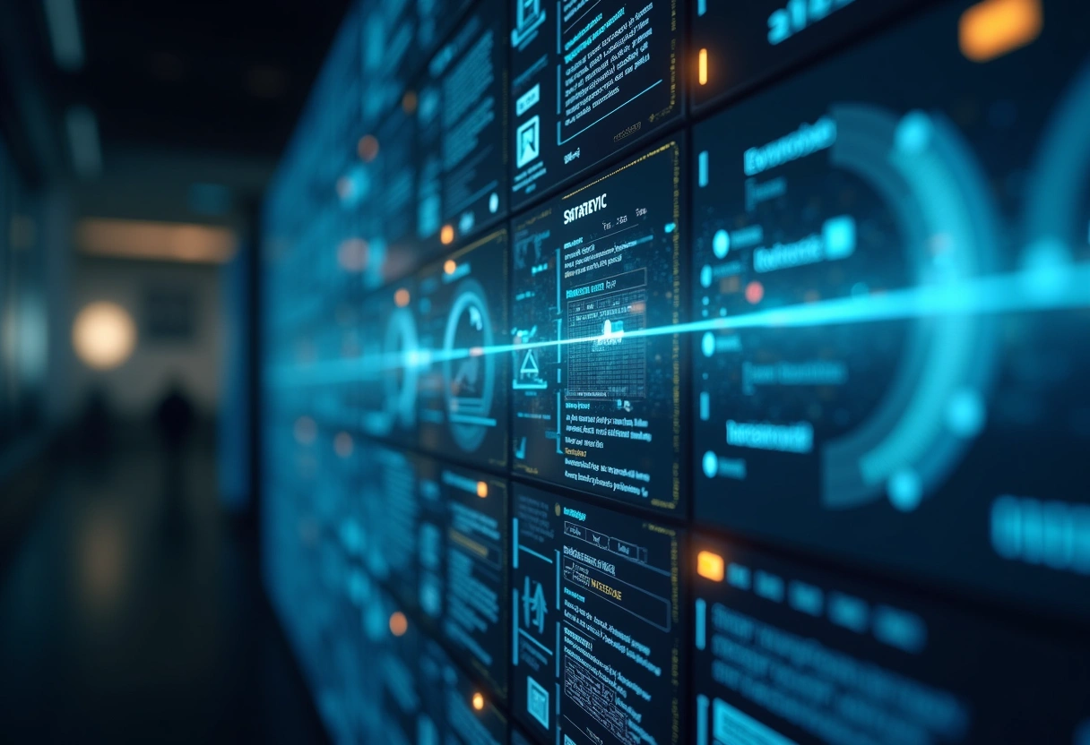 Especialista analisando estrutura de SEO local e GEO para IA