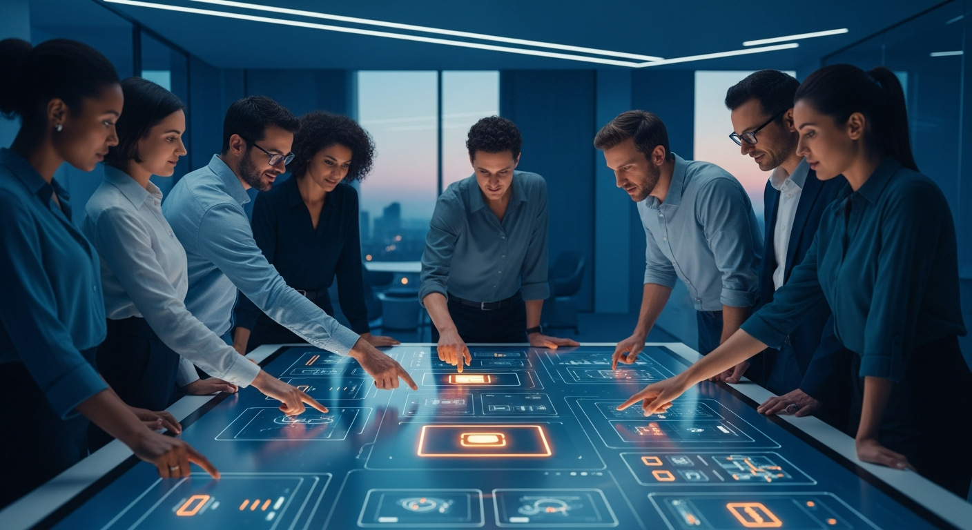 Time estratégico planejando ativos digitais com foco em conversão, SEO técnico e performance