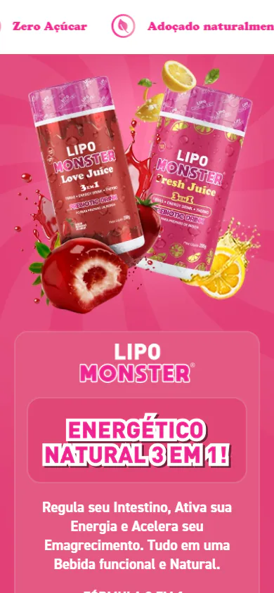 Versão mobile do projeto LipoMonster
